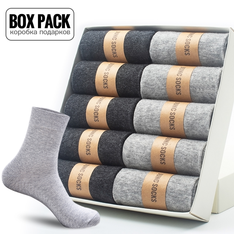Cotton Crew Sock Pack - Kotak Pak Kaus Kaki Katun Pria