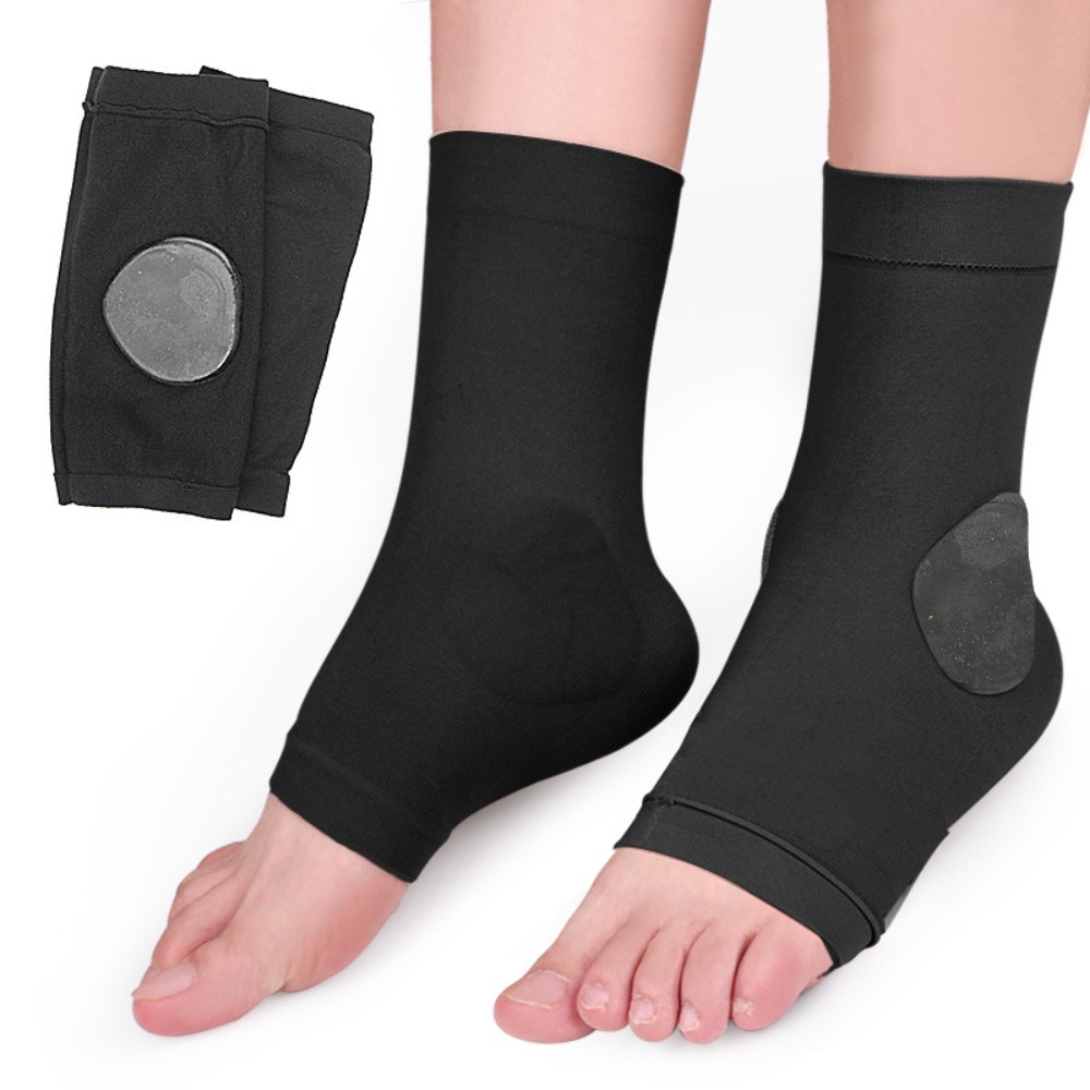 Ankle Brace Sock - 1 Pasang Kaus Kaki Gel Silikon