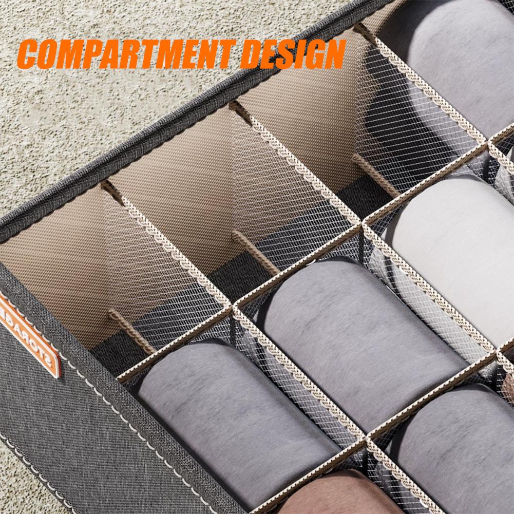 Kotak Penyimpanan Kain Lipat 2 - Sock Organizer Tray ulasan dan harga