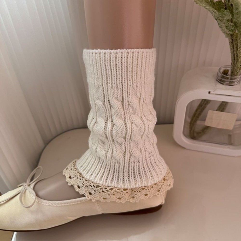 Penghangat Kaki Rajutan Vintag - Boot Sock Slouchy ulasan dan harga