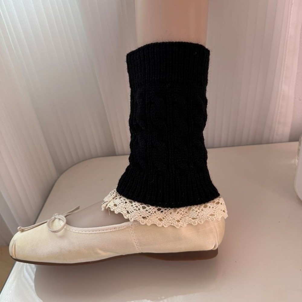 Penghangat Kaki Rajutan Vintag - Boot Sock Slouchy ulasan dan harga