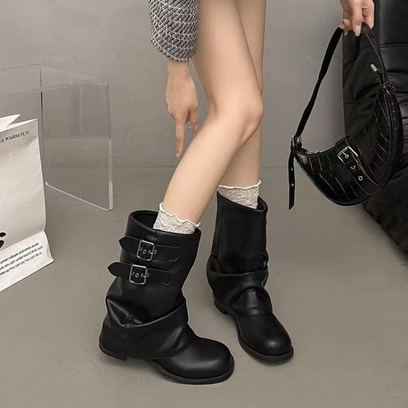 Sepatu Bot Wanita Hitam Model  - No Show Sock Women ulasan dan harga