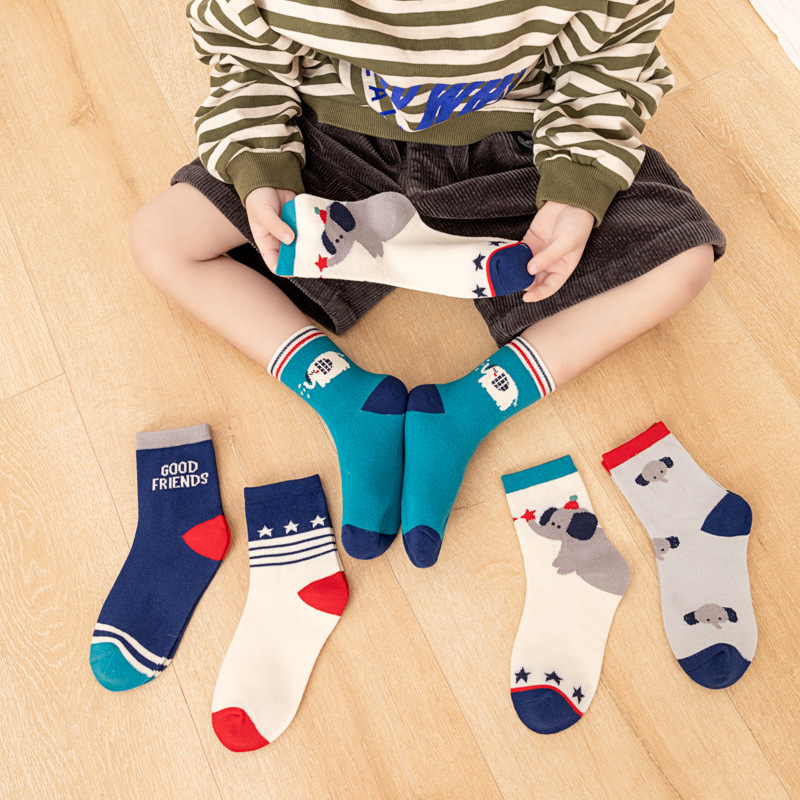 5 pasang kaos kaki anak laki-l - Cotton Crew Sock Pack ulasan dan harga