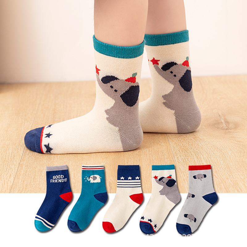 5 pasang kaos kaki anak laki-l - Cotton Crew Sock Pack ulasan dan harga