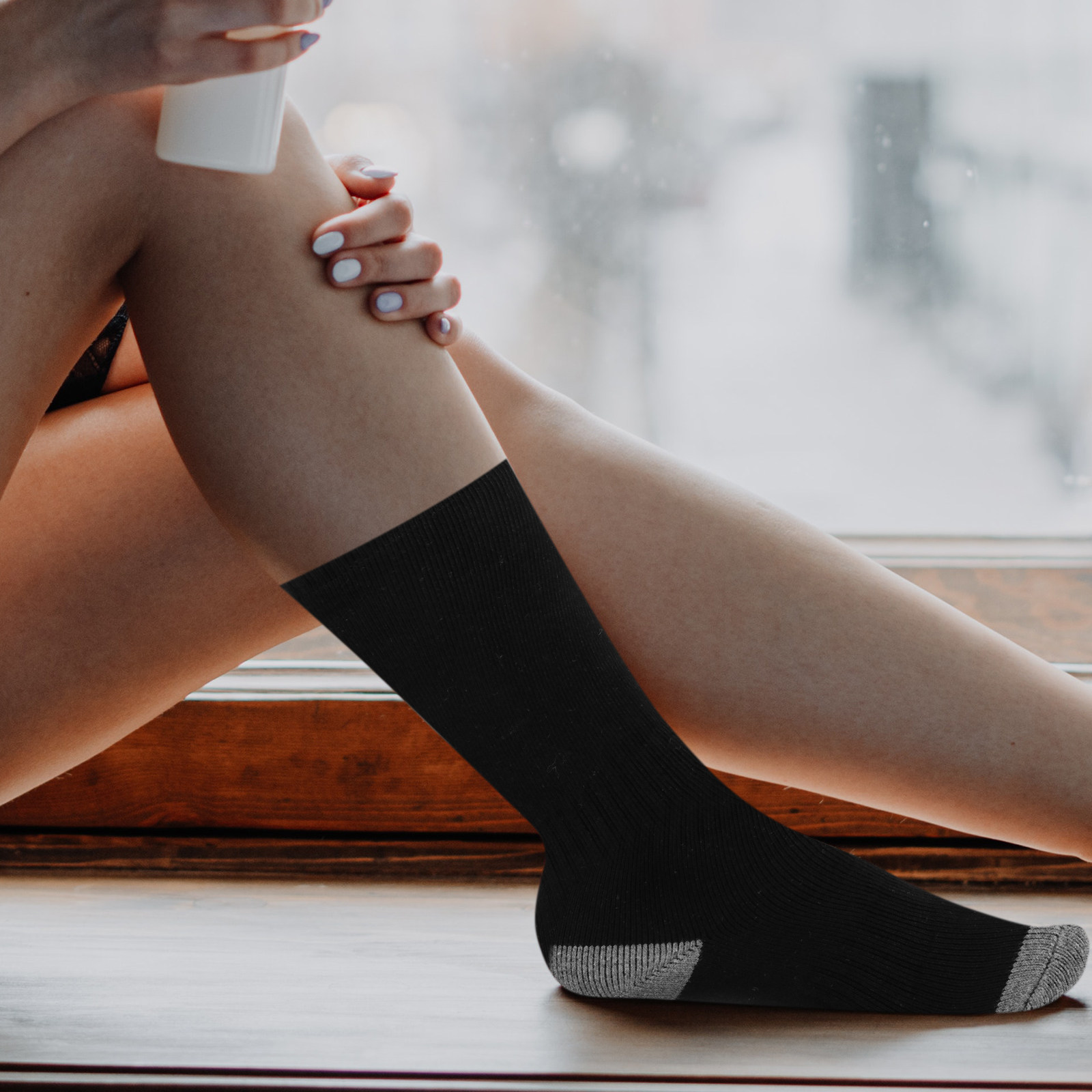 1 Set Kaus Kaki Penghangat Pre - Thermal Sock Winter ulasan dan harga