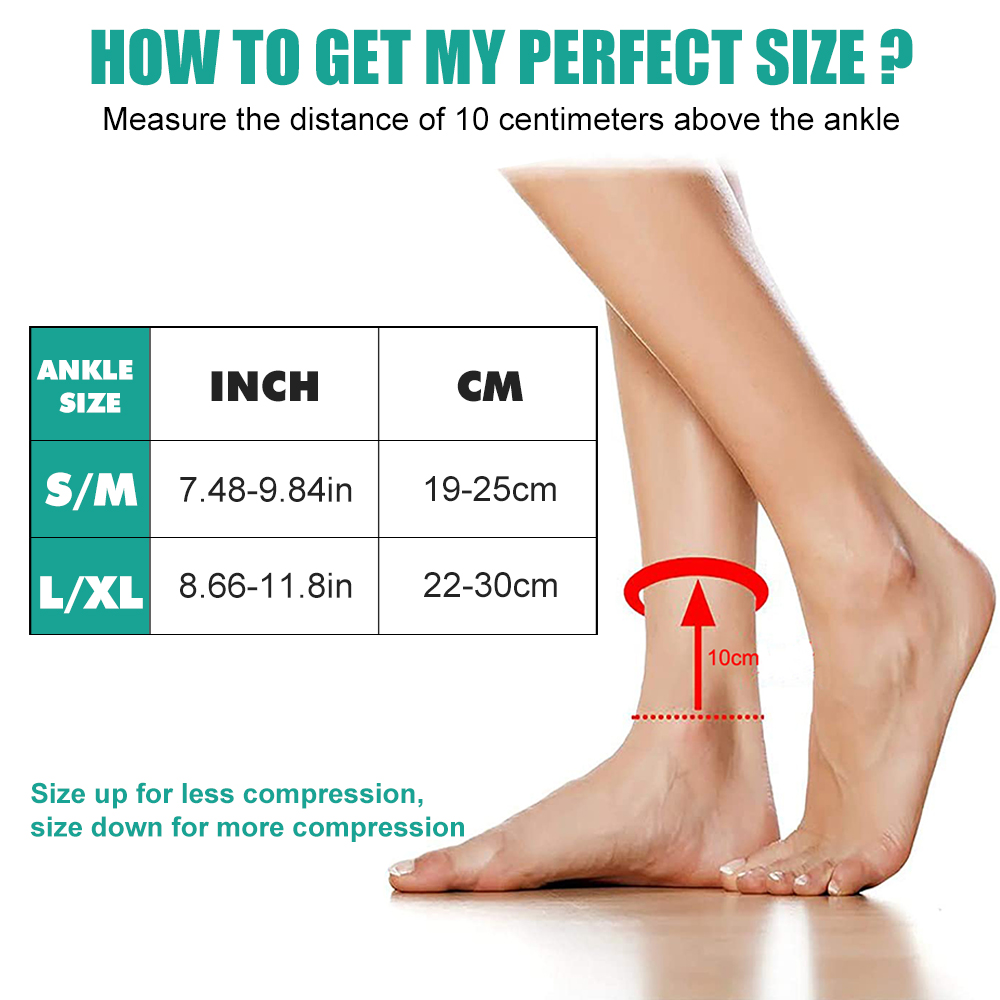 1 Pasang Kaus Kaki Kompresi Pe - Ankle Brace Sock ulasan dan harga
