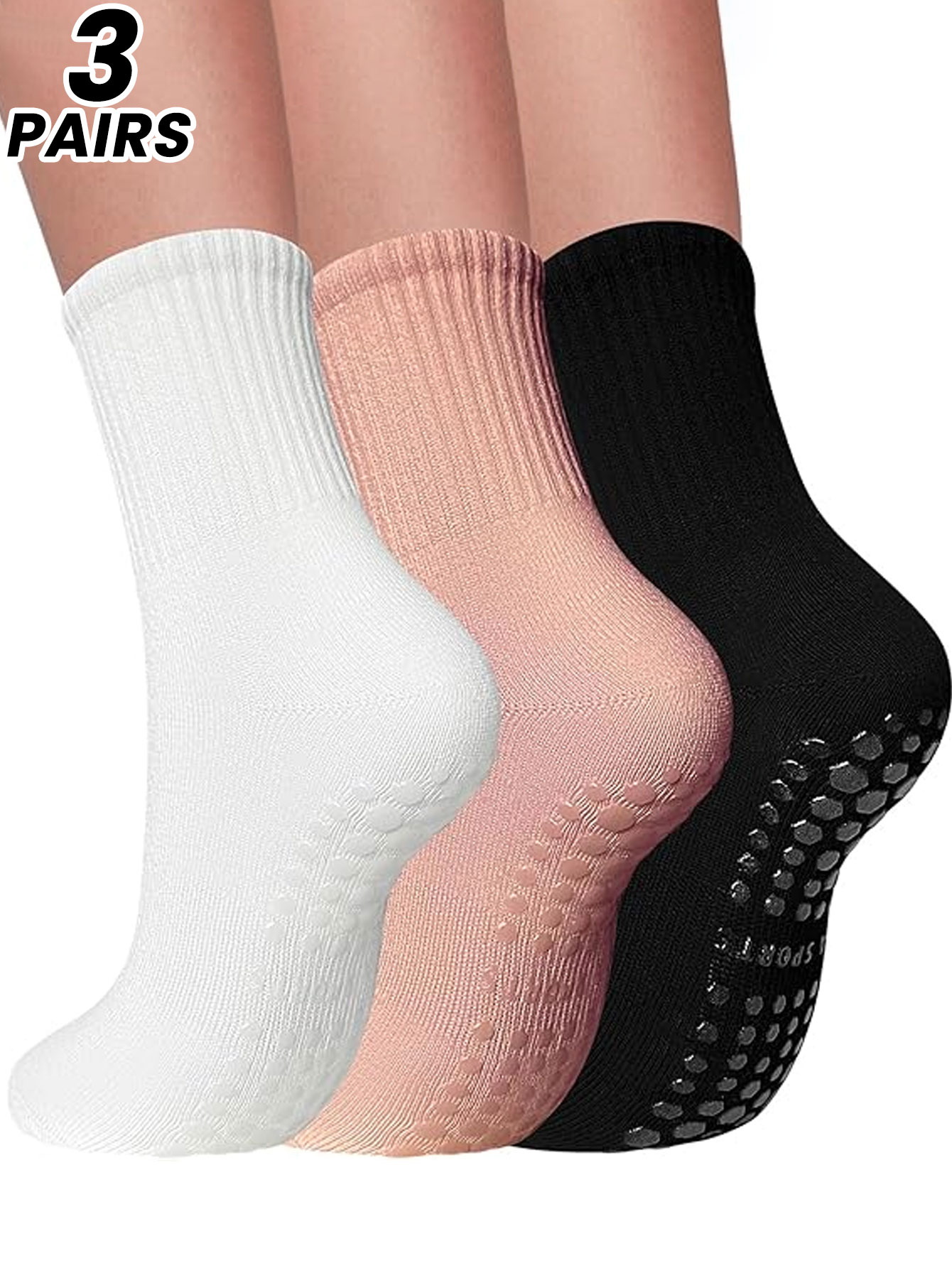 3 pasang kaus kaki yoga profes - Grip Sock Yoga ulasan dan harga