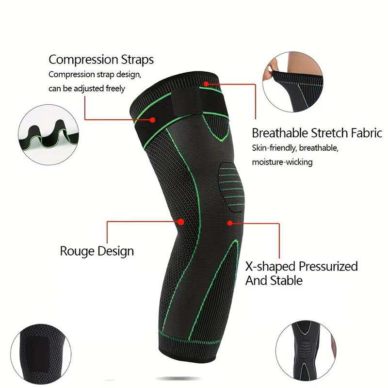 2Pcs Pelindung Lutut Kompresi  - Compression Sleeve Calf ulasan dan harga